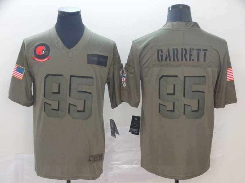 Nike Browns 95 Myles Garrett 2019 Olive Salute To Service Limited Jersey,We sell and wholesale Nike Browns 95 Myles Garrett 2019 Olive Salute To Service Limited Jersey on line form chian!